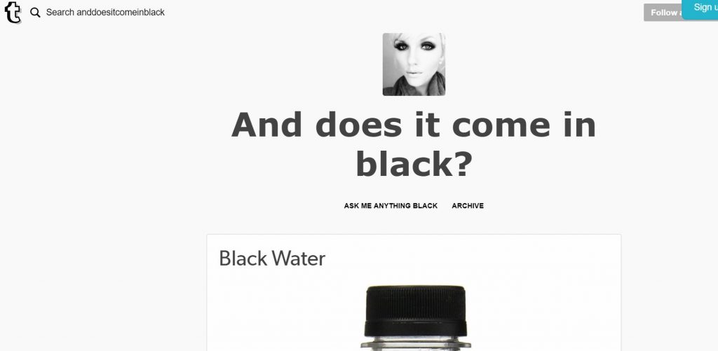 anddoesitcomeinblack.tumblr.com Black Design Minimalism Does it come in Black