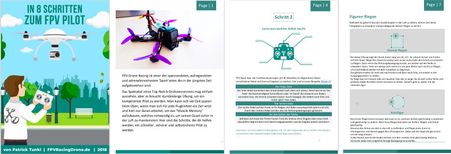 FPV Drohnen fliegen lernen - In 8 Schritten zum FPV Pilot Buch Download FPVRacingDrone